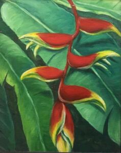Banana Flower in SG Botanical Garden