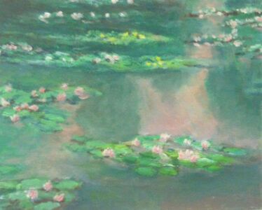 Recreation of Monet's Water Lilies 1905