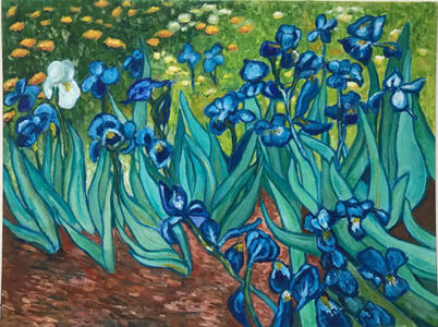 Recreation of van Gogh's Irises