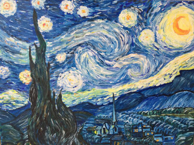 Recreation of van Gogh's Starry Night